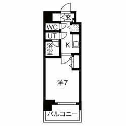 荒本駅 徒歩8分 13階の物件間取画像